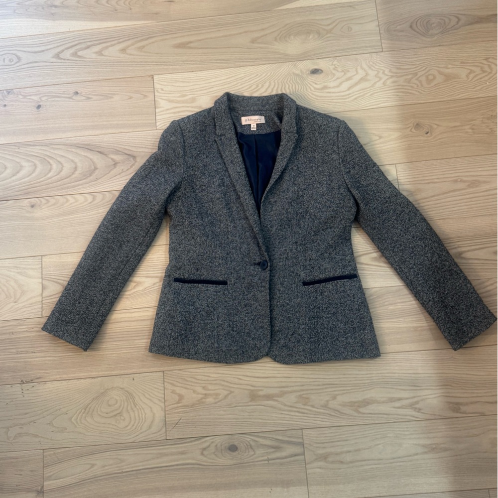Philosophy Charcoal Kids Blazer